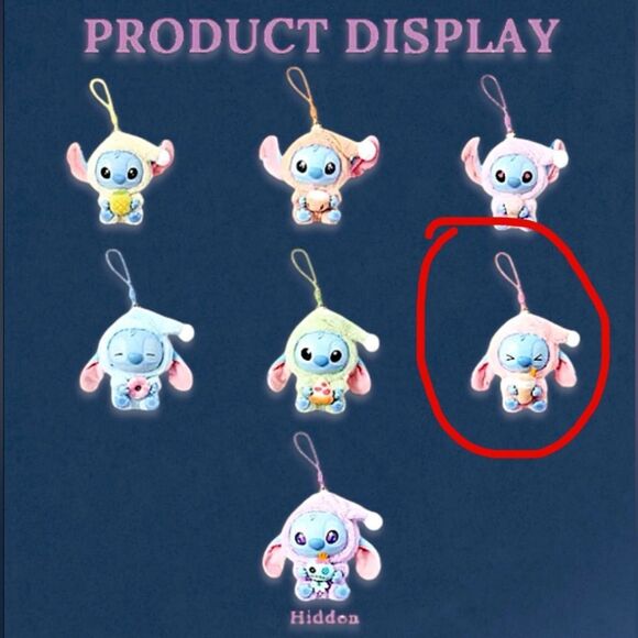 MINISO Disney Stitch Eat Something Before Sleep Plush Pendant - Milk Tea Desire - Picture 8 of 16